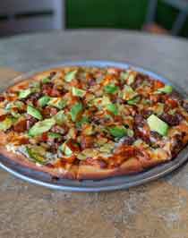 Spicy Cali Burger Pizza